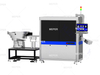 Visual detector system for plastic bottles angled neck jar hdpe barrel drums