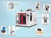 MEPER double station extrusion blow molding machine for making daily chemical bottles