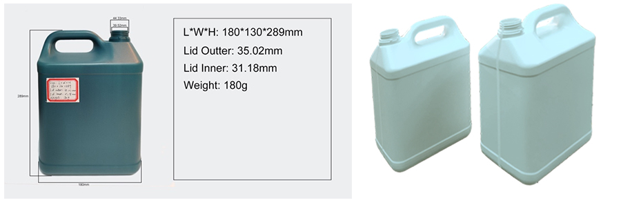 4L engine oil bottle