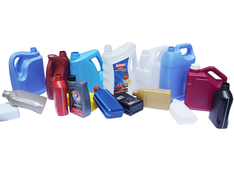 MEPER MP80FS Blow Moulding Machine With IML Machine In Mold Labeling for Lubricating Oil Bottle