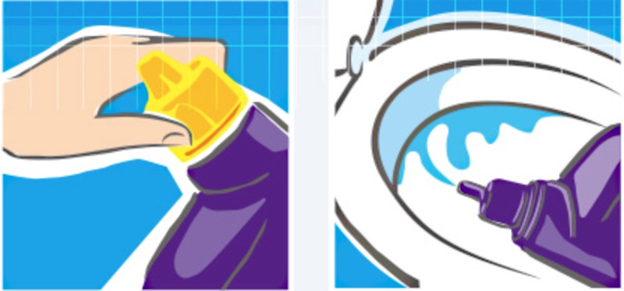 angle neck bottle detail