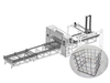 Fully Automatic Bitumen Cage Welding Machine for 5x16 Grid Pattern with Auto Bending System