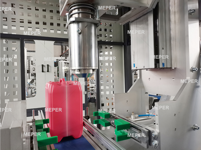 MEPER Full Automatic PET HDPE PP Plastic Bottle Mouth Neck Cutting Trimming Machine