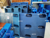 1000*1000*150mm Single face Pallets Nine Legs 4 Way Entry Logistics Transportation Plastic Pallets